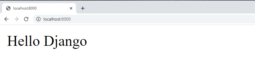Django For Beginners - The first page.